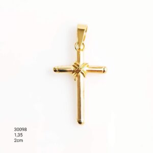Pingente cruz oca - 30098/1,35
