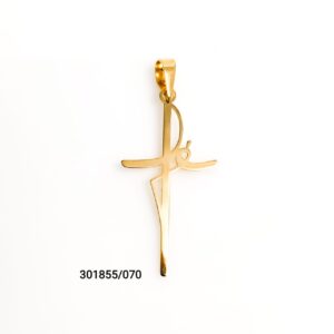 Pingente Fé Cruz em ouro 18k - 301855/070