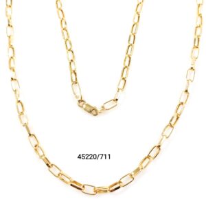 Corrente modelo Cartier em ouro 18k - 45225/715