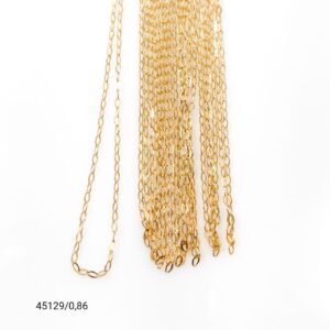 Corrente Americana 45cm ouro 18k